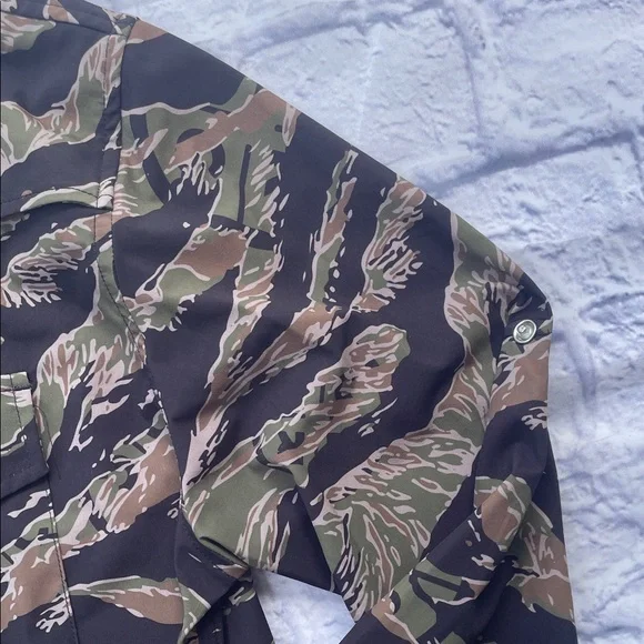 Black Rifle Coffee Company Tiger Stripe Camouflage Shirt - Picture 4 of 6